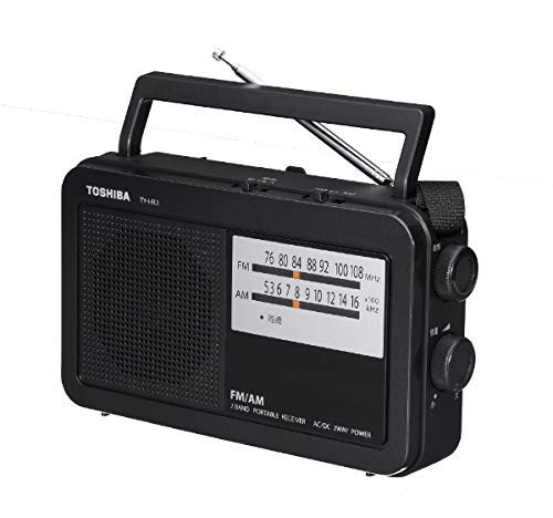【中古】TY-HR3-K(黒いこと) AM/FM老人ホームラジオ受信機