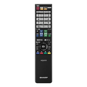 【中古】読みやすい 液晶テレビ受像機用遠隔操作 RRMCGA930WJSA(0106380340)