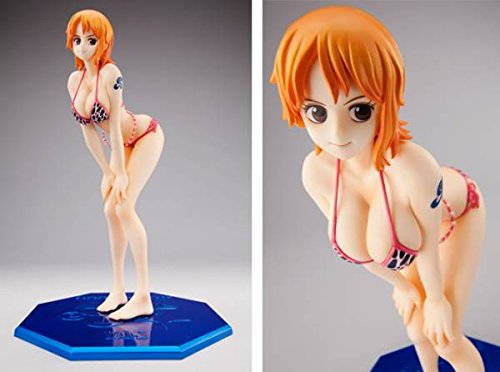 【中古】Portrait.of.Pirates ワンピース LIMITED EDITION ナミVer．PINK 約1/8スケール 彩色済み完成品フィギュア