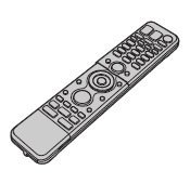 【中古】【部分品】三菱電機 液晶テレビ受像機 遠隔操作 M01290P18502 相応う機種：LCD-26BHR400 LCD-32BHR400 LCD-40BHR400 LCD-46BHR400
