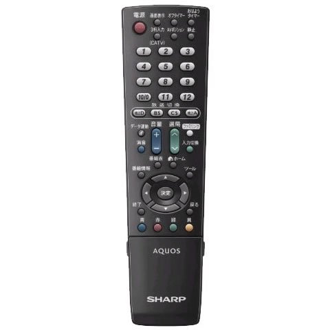 【中古】シャープ[SHARP] シャープ液晶テレビ用リモコン＜ブラック系＞（LC-20NE7） ブラック系【0106380466】