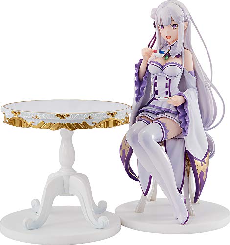 【中古】KDcolle Re:ゼロから始める異世界生活 エミリア お茶会Ver. 1/7スケール ABS&PVC製 塗装済み完成品フィギュア