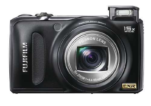 【中古】FUJIFILM FinePix デジタル写真機 F300EXR 黒いこと F FX-F300EXR B 1200万絵素 百貨店CCDハニカムEXR 光学15倍望遠レンズ 広角24粍 3.0型液晶