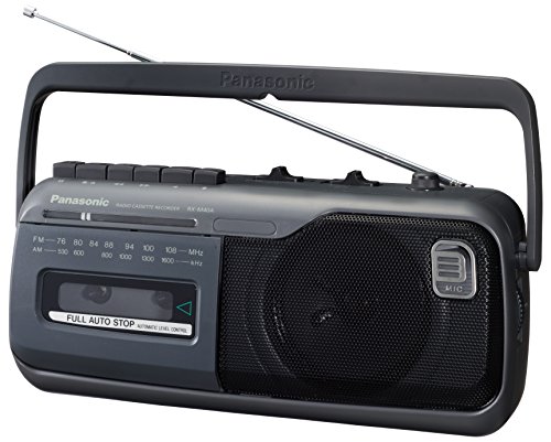 【中古】Panasonic ラジオ受信機テープ 薄墨色 RX-M40A-H