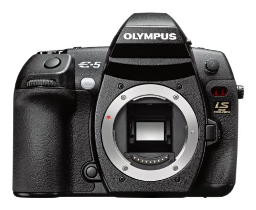 【中古】OLYMPUS デジタル一眼二眼レフ写真機 E-5 上半身