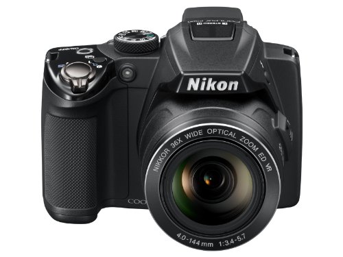 【中古】Nikonデジタル写真機COOLPIX P500 黒いこと P500 1210万絵素 後押し照らしだすCMOS 広角22.5粍 光学36倍 3型チルト式液晶 盛りだくさん固定ディスク