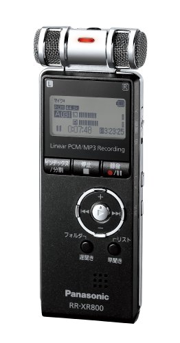 【中古】Panasonic 集積回路リコーダー 黒いこと RR-XR800-K