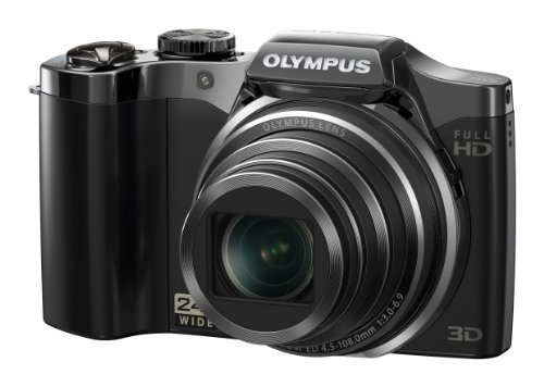 【中古】OLYMPUS デジタル写真機 SZ-30マルチ書きとどめる 黒いこと 1600万絵素 光学24倍望遠レンズ 広角25粍 3.0型液晶 3D写真絵役立つこと フルハイビジョンムービー SZ-30MR BLK