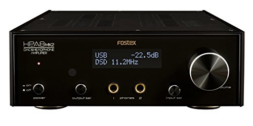 【中古】FOSTEX ヘッドホンアンプ 32bit D/A変換器内蔵 ハイレゾ対応 HP-A8MK2