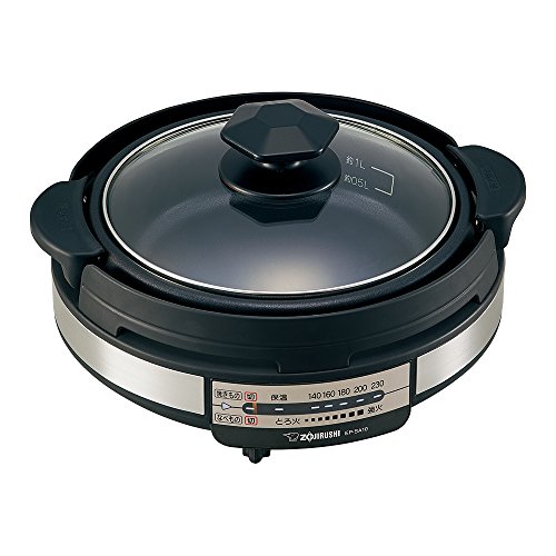 【中古】象印マホービン グリルなべ コンパクトタイプ ブラック EP-SA10-BA