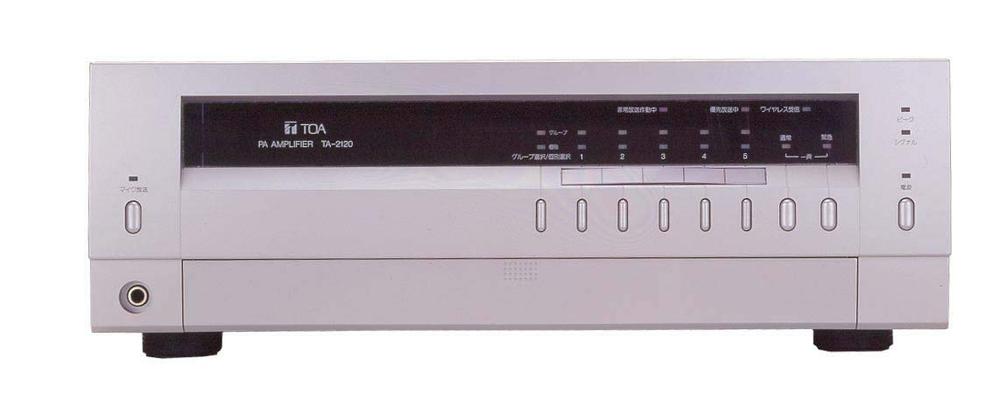 【中古】TOA 卓上型アンプリファイアー 120W 5局 TA-2120
