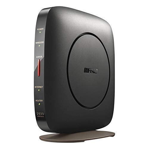【中古】緩衝装置置き目 WSR-2533DHP3-BK 無線電話ローカルエリアネットワーク親機 11ac/n/a/g/b 1733+800Mbps 黒いこと