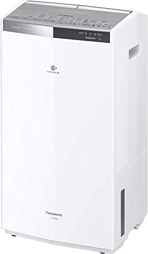 【中古】パナソニック お召しもの乾燥除湿機 ナノイーX積み上げる ハイブリット遣りくち ~43畳 プラチナしろがね色 F-YHTX200-S