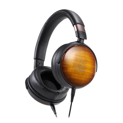 【中古】オーディオテクニカ ATH-WP900 受話器 有線 密閉型 ハイレゾ音源相応う 白木ハウジング 受話器 木製ハウジング