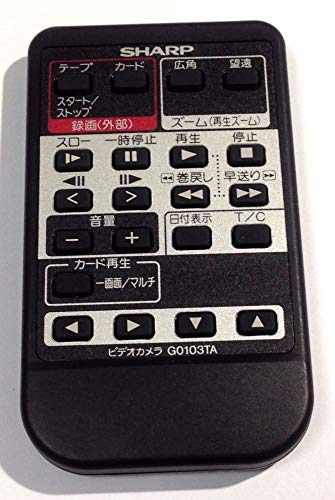 【中古】SHARP ビデオカメラリモコン G0103TA