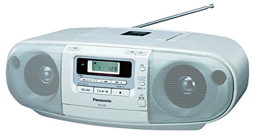 【中古】Panasonic 携帯型ステレオCD取り合わせ 白いこと RX-D45-W