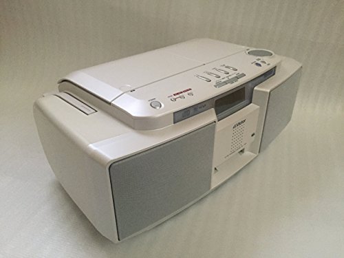 【中古】Victor ビクター JVC RC-T1MD-W ホワイト CD-MDポータブルシステム Clavia クラビア （CD/MDデッキ）（ラジカセ形状）