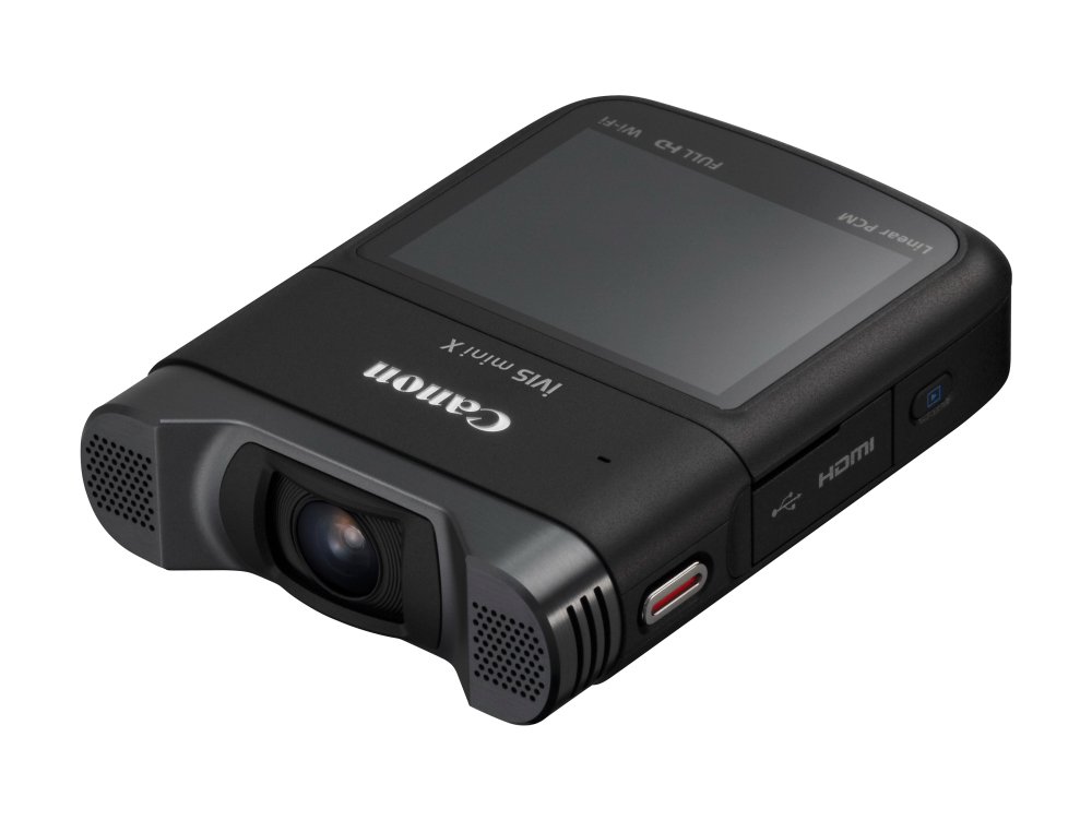 【中古】Canon デジタルビデオカメラ iVIS mini X 対角約170度 1,280万画素CMOSセンサー IVISMINIX