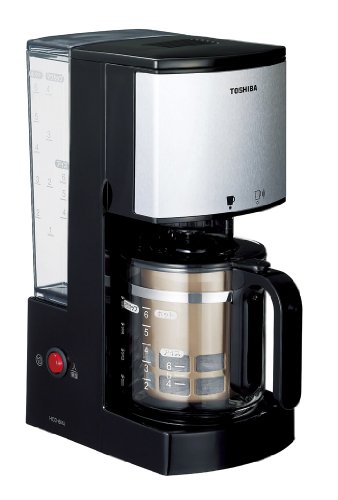 【中古】TOSHIBA コーヒーメーカー ブラック HCD-6MJ(K)