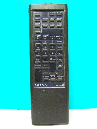 【中古】ソニー テレビリモコン RM-591
