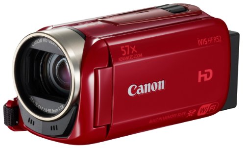 【中古】Canon デジタルビデオカメラ iVIS HF R52 ホワイト 光学32倍ズーム IVISHFR52WH