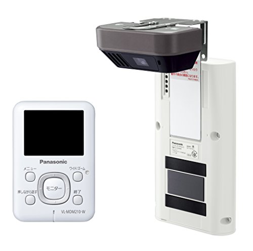 【中古】Panasonic ワイヤレスドアモニター ドアモニ シャンパンゴールド ワイヤレスドアカメラ+モニター親機 各1台セット VL-SDM210-N