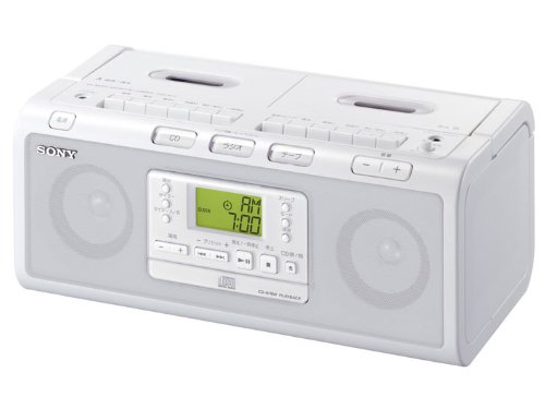 【中古】SONY CDラジカセ W78 白いこと CFD-W78/W