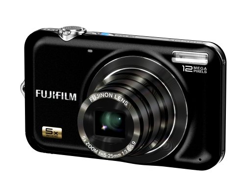 【中古】FUJIFILM デジタル写真機 FinePix(ファインピックス) JX200 1220万絵素 望遠レンズ光学5倍 黒いこと FX-JX200B