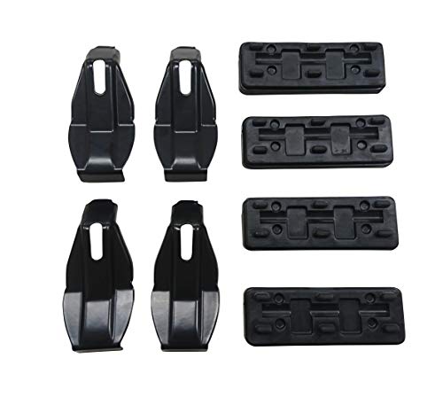 【中古】PIAA(ピア) 車用キャリア用品 Terzo テルッツォ ルーフキャリア ベースキャリア ホルダー 4個入 ブラック 【三菱 ディオン CR9W キックス H59A】 EH181