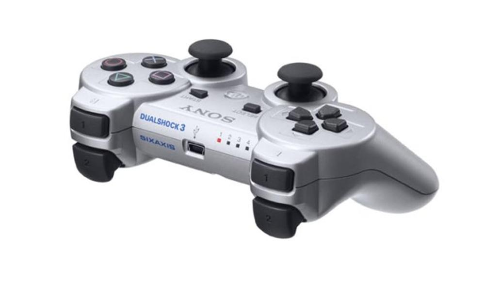 【中古】ワイヤレスコントローラ (DUALSHOCK3) サテン・シルバー|セーフライフ倉庫