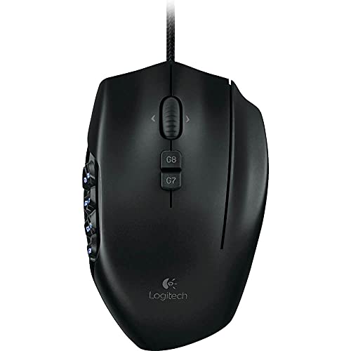 【中古】LOGITECH LOGICOOL MMO ゲーミングマウス G600 並 行 輸 入 品 黒いこと