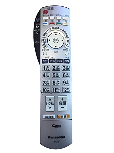 【中古】Panasonic 液晶テレビ受像機用遠隔操作 EUR7649Z20