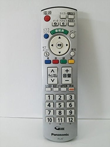 【中古】Panasonic 液晶テレビ受像機用遠隔操作 N2QAYB000216