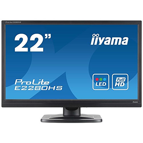【中古】iiyama ProLite E2280HS-B1 21.5型広々とした液晶見せびらかす Full 固定ディスク 1920ｘ1080流行り物相応う [マイコン]