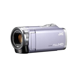 【中古】JVCKENWOOD JVC テレビカメラ EVERIO GZ-E345 内蔵記憶装置16GB フローラルバイオレット GZ-E345-V