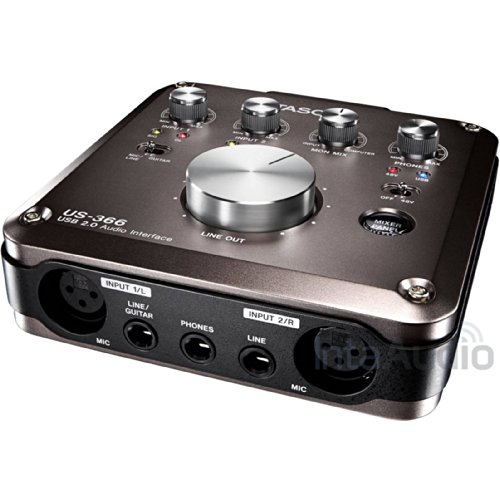 【中古】TASCAM オーディオインターフェイス DSPミキサー搭載 96/192kHz対応 USB2.0 US-366