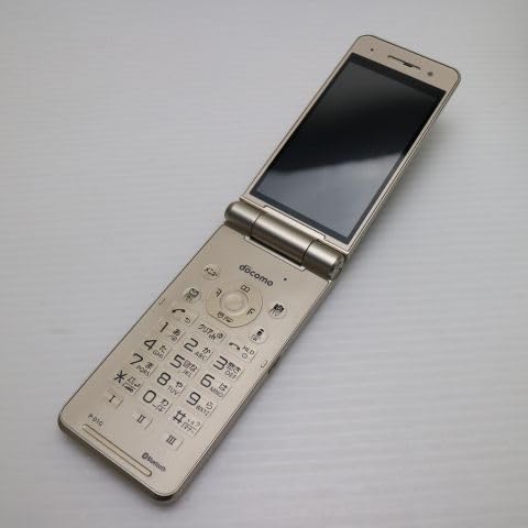 【中古】PANASONIC docomo P-01G ゴールド