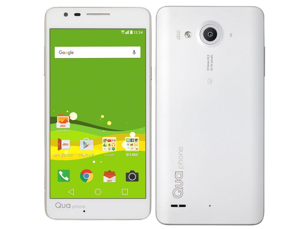 【中古】金 Qua phone PX LGV33WA White