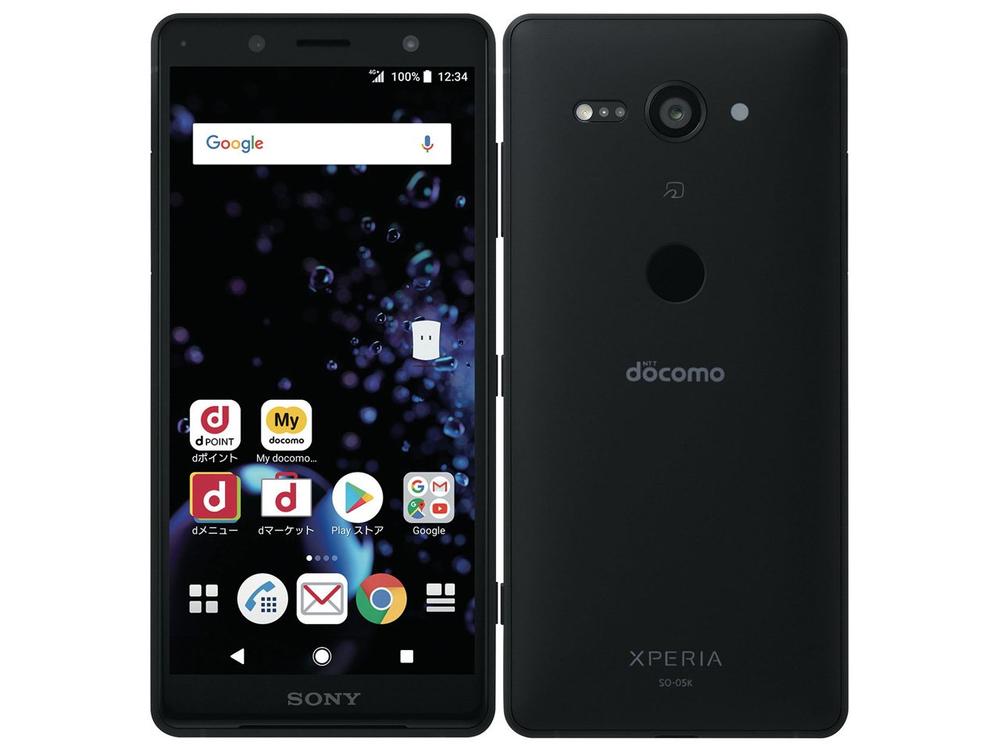 【中古】Xperia XZ2 Compact SO-05K 黒いこと