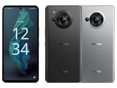 【中古】SHARP AQUOS R7 OS種類：Android 12以上 販売時期：2022年夏モデル 画面サイズ：6.6インチ 内蔵メモリ：ROM 256GB RAM 12GB バッテリー容量：5000mAh (SH-52C(docomo版), ブラック)｜セーフライフ倉庫