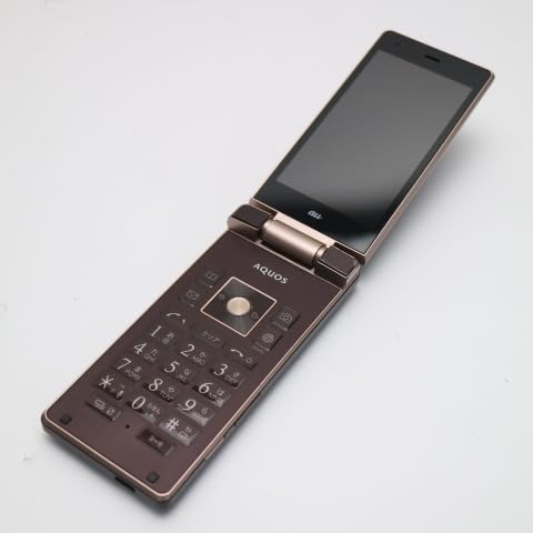 【中古】SHARP au AQUOS K SHF32 琥珀色
