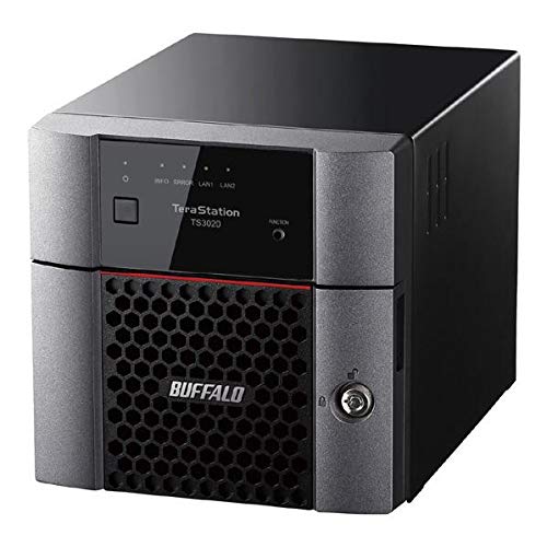 【中古】緩衝装置置き目 TS3220DN0202 TeraStation TS3220DNつづき物 2ベイ勉強机いの一番NAS 2結核症