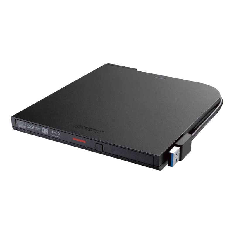 【中古】バッファロー BRXL-PTV6U3-BKB (ブラック) USB3.2 (Gen1) 対応 ポータブルBD 書込ソフト添付