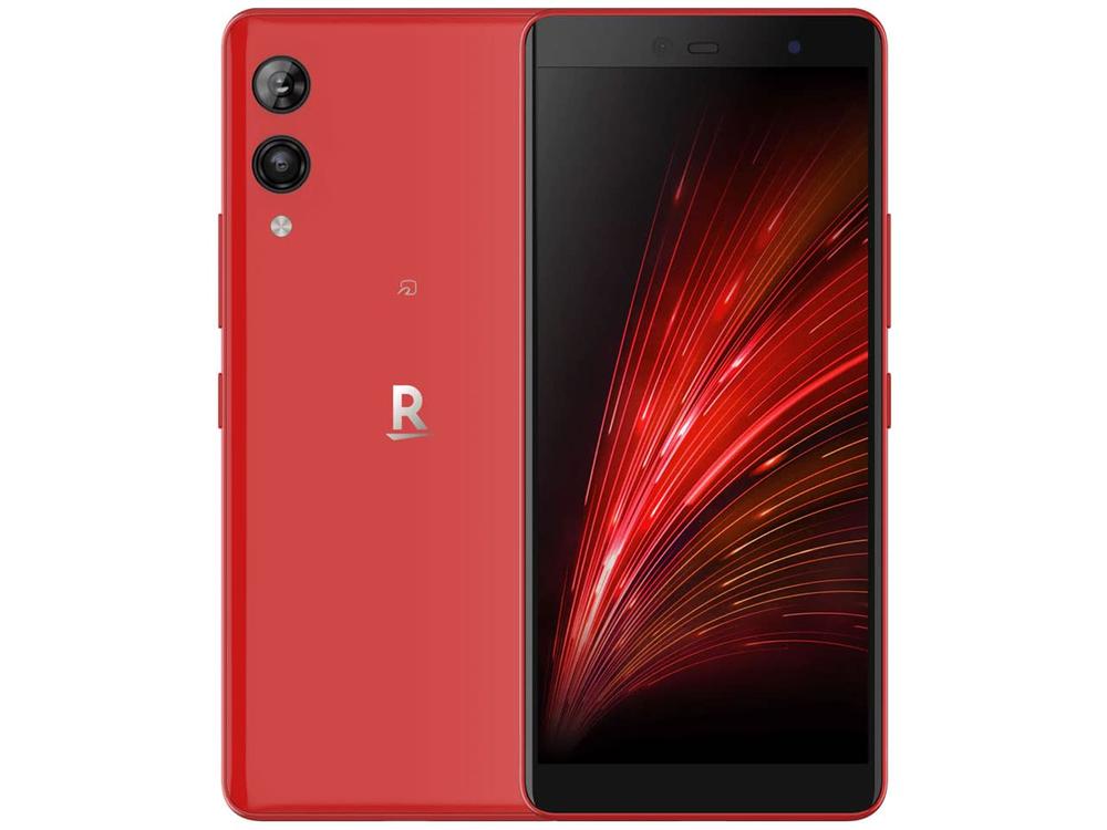 【中古】国内版SIM無償性  Hand 5G 可動性 赤いこと P780 未当て嵌める品