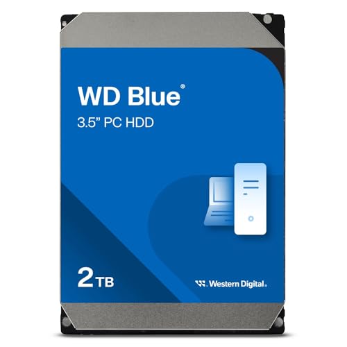 【中古】ウエスタンデジタル 2結核症 WD Blue パソコン 内蔵捉え所のない運転 HDD - 5400RPM SATA 6Gb/秒 64MB現ナマ 3.5in - WD20EARZ