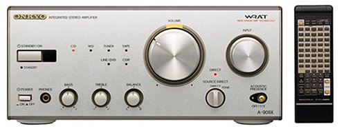 【中古】ONKYO INTEC205 プリメインアンプ A-909X(S)