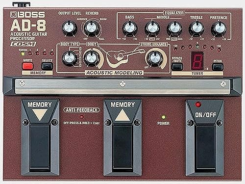 【中古】BOSS AD-8 プリアンプ アコースティックギター用 (ボス AD8)