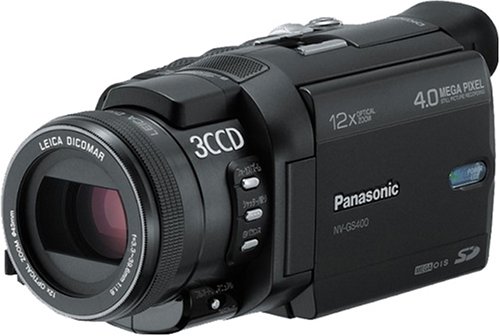 【中古】パナソニック NV-GS400K-K デジタルテレビカメラ 黒いこと