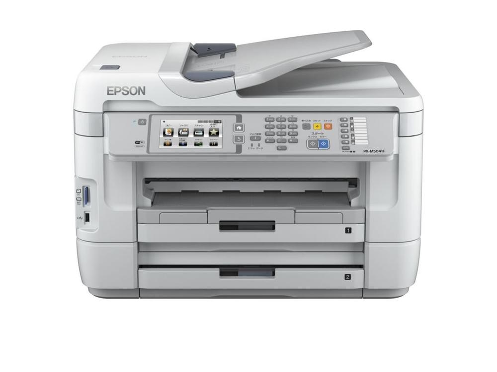 【中古】エプソン 印刷工 A3 インクジェット 練りあわせる機 商行為向け PX-M5041F (FAX付)