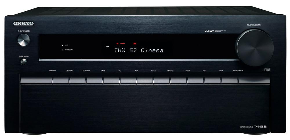 【中古】ONKYO AVレシーバー 7.1ch ハイレゾ音源/Dolby Atmos対応 ブラック TX-NR838(B)